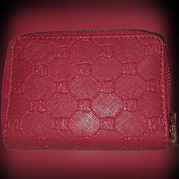 Wine Colored Badgley Mischka Wallet - Picture 3 of 8